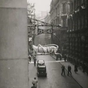 Print of a Grasshopper sign, 1950-1953, photograph