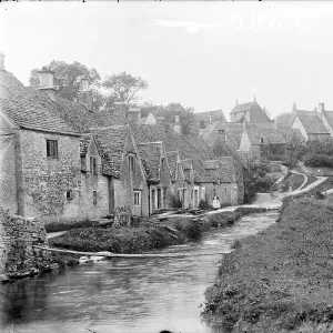 Arlington Row Print, Bibury Village Scene Arlington Row Print, Bibury Village Scene