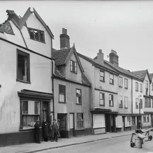 Oak Street Norwich Print 1942