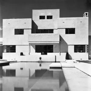Silver gelatin DOP print of Crowsteps, a Modernist house in Berkshire Silver gelatin DOP print of Crowsteps, a Modernist house in Berkshire