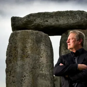 Al Gore at Stonehenge Print Al Gore at Stonehenge Print
