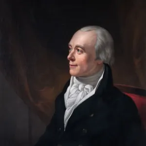 Print of Joseph's portrait, a death-mask based likeness of Spencer Perceval Print of Joseph's portrait, a death-mask based likeness of Spencer Perceval