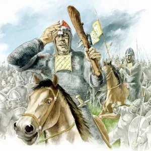 Battle of Hastings Print J000018 Battle of Hastings Print J000018