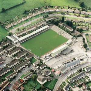 Twerton Park Print, a photograph of the former football ground