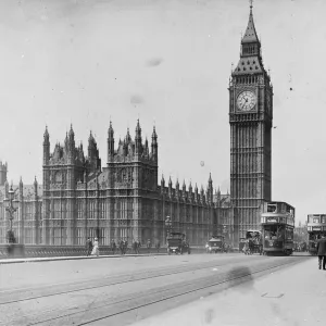 Drucke von Städte in England – Straßen, Skylines und das Leben in der Stadt: Stadt Westminster