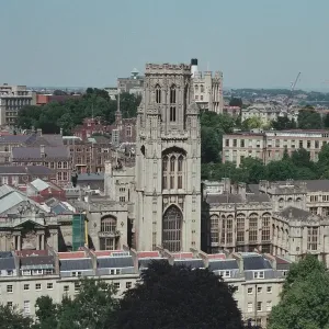 University Tower and Wills Memorial Building Print University Tower and Wills Memorial Building Print