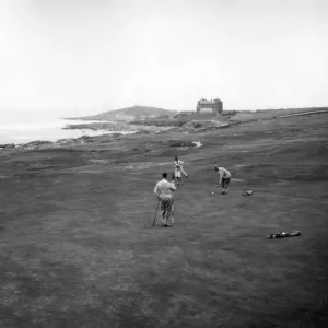 Newquay Golf Course Print, c. 1927 Newquay Golf Course Print, c. 1927