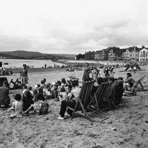 Exmouth Beach Print, July 1950 Exmouth Beach Print, July 1950