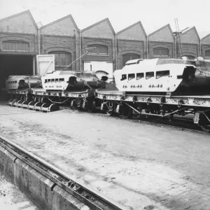 Matilda II Tanks Under Construction Print, Swindon Works 1941 Matilda II Tanks Under Construction Print, Swindon Works 1941