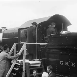 King George V Enters Windsor Castle Print, 1924 King George V Enters Windsor Castle Print, 1924