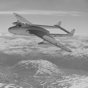 De Havilland Vampire F3 Print De Havilland Vampire F3 Print