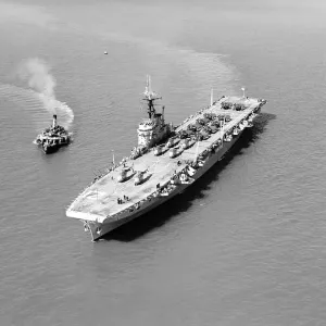 Aerial View of HMCS Magnificent Print Aerial View of HMCS Magnificent Print