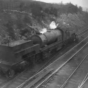 Print of the Beyer-Garrett U1 locomotive at Worsborough incline Print of the Beyer-Garrett U1 locomotive at Worsborough incline
