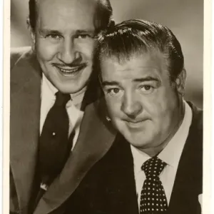 Abbott and Costello Print, 1940s Comedy Duo Abbott and Costello Print, 1940s Comedy Duo