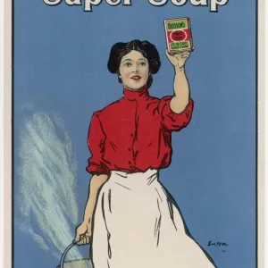 Hudsons Super Soap Print - Vintage Advert Hudsons Super Soap Print - Vintage Advert
