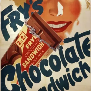Fry's Chocolate Sandwich Print Ad