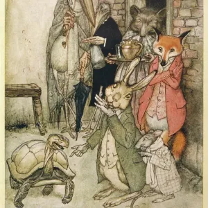 The Hare and the Tortoise Print by Aesop The Hare and the Tortoise Print by Aesop