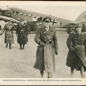Albert Kesselring Print - Portrait of the Luftwaffe Chief Albert Kesselring Print - Portrait of the Luftwaffe Chief