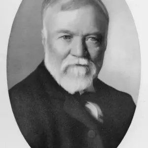 Andrew Carnegie Print (1835-1919) Scottish-American Industrialist