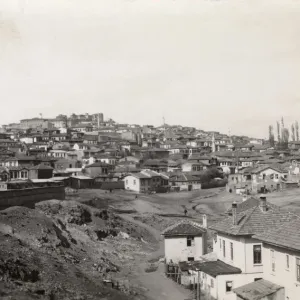 View over rooftops Ankara, Turkey Print 1934 View over rooftops Ankara, Turkey Print 1934