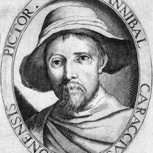 Annibale Carracci Italian Artist Print 1560-1609