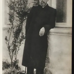 Print of Anton Chekhov, Russian writer, photographed at Yalta in 1900 Print of Anton Chekhov, Russian writer, photographed at Yalta in 1900