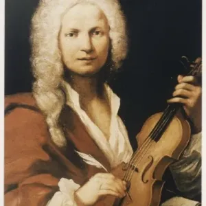 Antonio Vivaldi Print - Italian Violinist Portrait Antonio Vivaldi Print - Italian Violinist Portrait