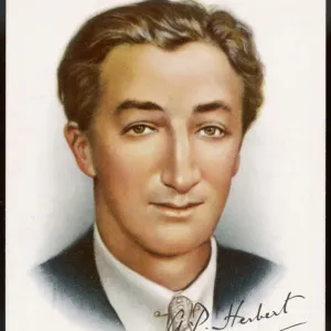 AP Herbert Print: Portrait of Sir Alan Patrick Herbert
