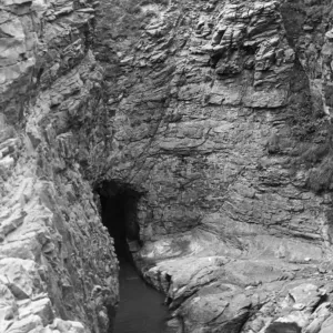 Arbroath Caves Print, Angus, Scotland 1930s Arbroath Caves Print, Angus, Scotland 1930s