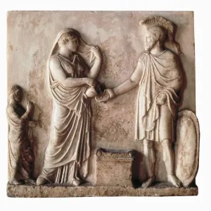 Ares and Aphrodite Print, Classical Greek Relief on Marble Ares and Aphrodite Print, Classical Greek Relief on Marble