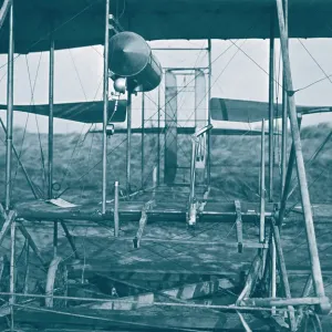 Wright Flyer Rudder Print, Alec Ogilvie's 1911 Image Wright Flyer Rudder Print, Alec Ogilvie's 1911 Image