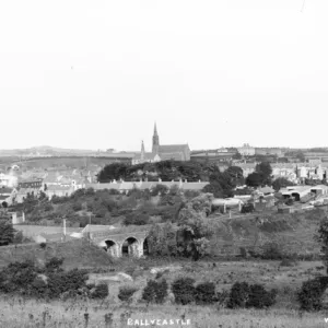 Early 20th Century Print of Ballycastle, Northern Ireland Early 20th Century Print of Ballycastle, Northern Ireland