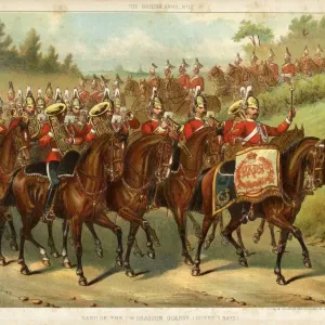 Band of the 2nd Dragoon Guards (Queens Bays) Print, 1896 Band of the 2nd Dragoon Guards (Queens Bays) Print, 1896