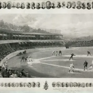 1894 Temple Cup Playoff Game Print at Polo Grounds, New York 1894 Temple Cup Playoff Game Print at Polo Grounds, New York