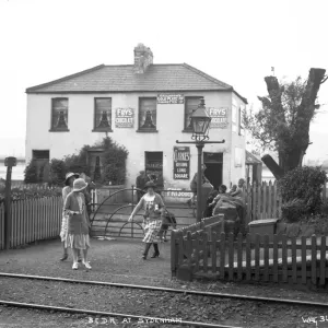 Early 1900s Belfast Print: Sydenham Railway Station Scene Early 1900s Belfast Print: Sydenham Railway Station Scene