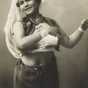 Egyptian Bellydancer Print - Dance of the Winds Egyptian Bellydancer Print - Dance of the Winds