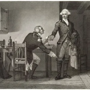 Print of Benedict Arnold and Major Andre, 1779 Print of Benedict Arnold and Major Andre, 1779