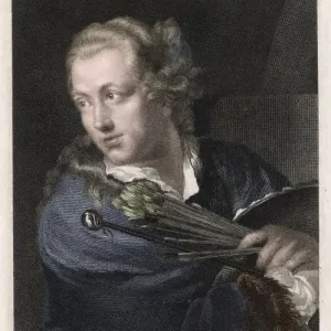 Benjamin Robert Haydon Print - Historical and Biblical Figure Benjamin Robert Haydon Print - Historical and Biblical Figure