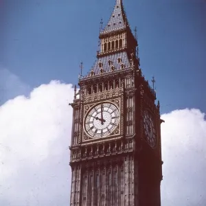Big Ben Clock Face Print, Westminster London 1850s Big Ben Clock Face Print, Westminster London 1850s