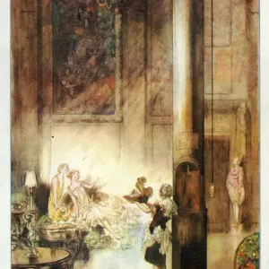 The Blessing Of Science Print by Charles Robinson, 1920s The Blessing Of Science Print by Charles Robinson, 1920s