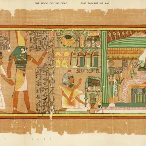 Print of Ani's Judgment Scene Print of Ani's Judgment Scene