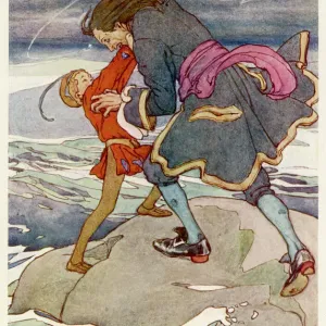 Peter Pan and Captain Hook Print Peter Pan and Captain Hook Print