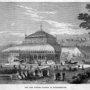 Bournemouth The New Winter Garden Print, Dorset 1900s Bournemouth The New Winter Garden Print, Dorset 1900s
