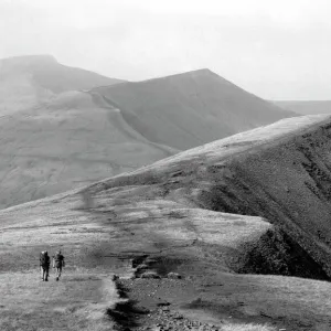 Brecon Beacons Print, South Wales circa 1966