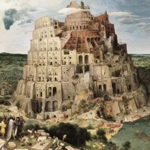 The Tower of Babel Print by Pieter Bruegel the Elder, 1563 The Tower of Babel Print by Pieter Bruegel the Elder, 1563