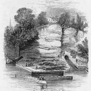 Bridgewater Canal Work in Progress Print: Worsley Basin Bridgewater Canal Work in Progress Print: Worsley Basin