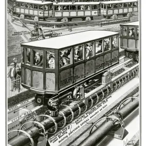 Never-stop Railway at British Empire Exhibition 1924 Print Never-stop Railway at British Empire Exhibition 1924 Print