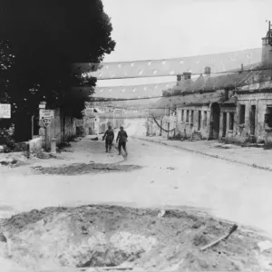 WWI Print of Occupied Campiegne, France WWI Print of Occupied Campiegne, France