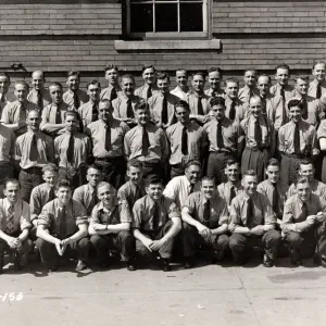 Canadians in Southampton - CCCF Print circa 1942 Canadians in Southampton - CCCF Print circa 1942