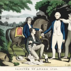 Capture of Major John Andre Print, 1780 Capture of Major John Andre Print, 1780